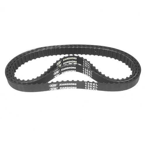 XH同步带136XL68梯形双面齿形带同步皮带DA DB加厚橡胶海绵彩胶 - 图0