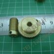 0.5模大减速比1:40遥控玩具舵机铜蜗杆蜗轮组合代替伞齿
