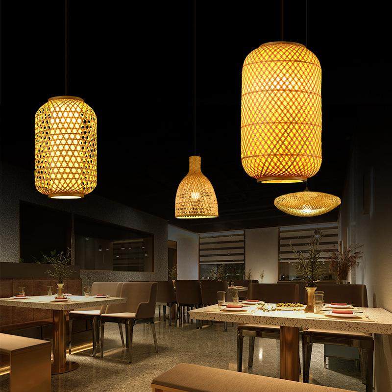 日式竹编吊灯复古藤艺草帽灯竹艺茶室饭店餐厅新中式灯笼藤编灯聚,淘宝优惠券,粉丝福利购,淘宝优惠卷