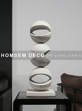 简约现代创意吃豆人摆件售楼w处样板间儿童房软装卡通立体雕塑摆