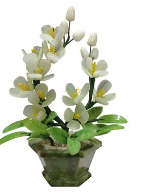 玉雕玉石工艺品客厅家居饰品玉器博古架盆景餐厅现代中国风摆件