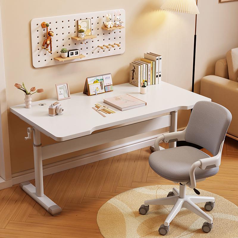 Lift children's study table simple desk primary school desk and chair set home bedroom table homework writing desk