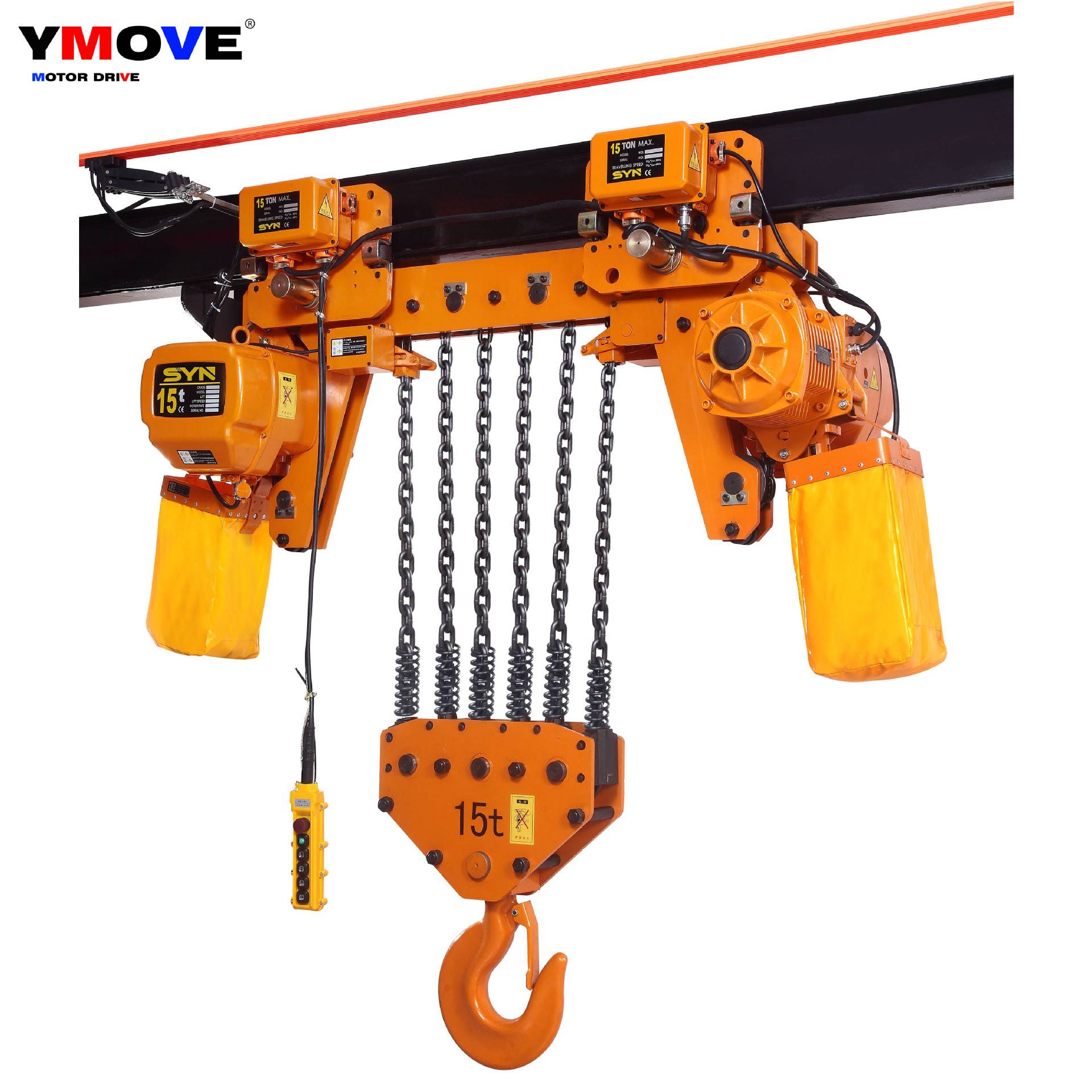 0.5吨123t起重固定倒链移动式快慢速提升环链电动葫芦起重机 - 图2