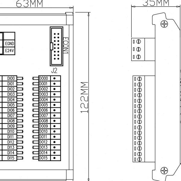 16路输入16路输出光耦隔离MOS管无需加继电器IO控制卡,淘宝优惠券,粉丝福利购,淘宝优惠卷