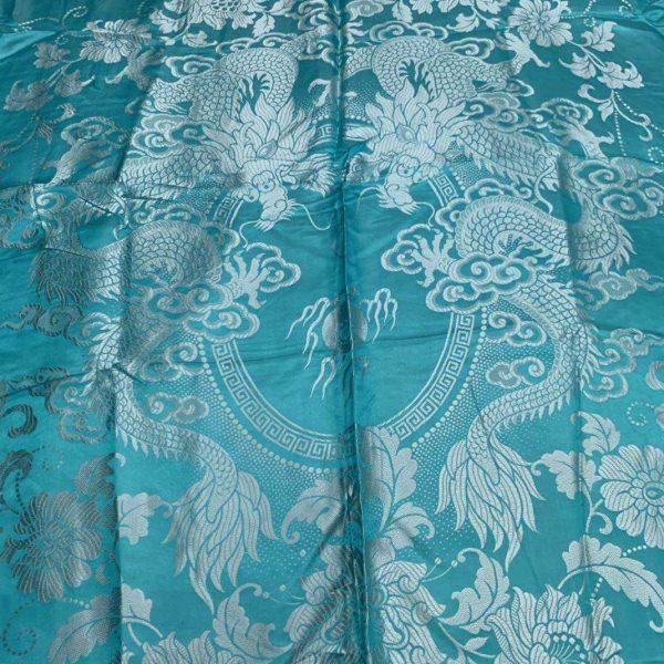 真丝软缎提花被面 双龙吐珠 结婚被套复古凉被定制桑蚕丝丝绸料子,淘宝优惠券,粉丝福利购,淘宝优惠卷