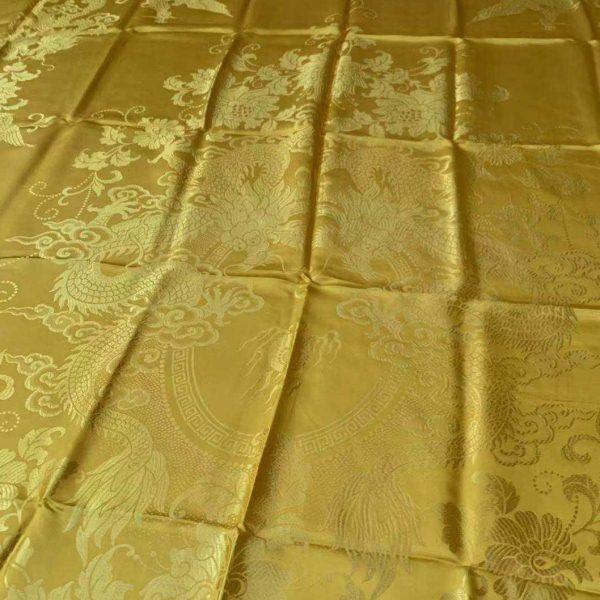 真丝软缎提花被面 双龙吐珠 结婚被套复古凉被定制桑蚕丝丝绸料子,淘宝优惠券,粉丝福利购,淘宝优惠卷