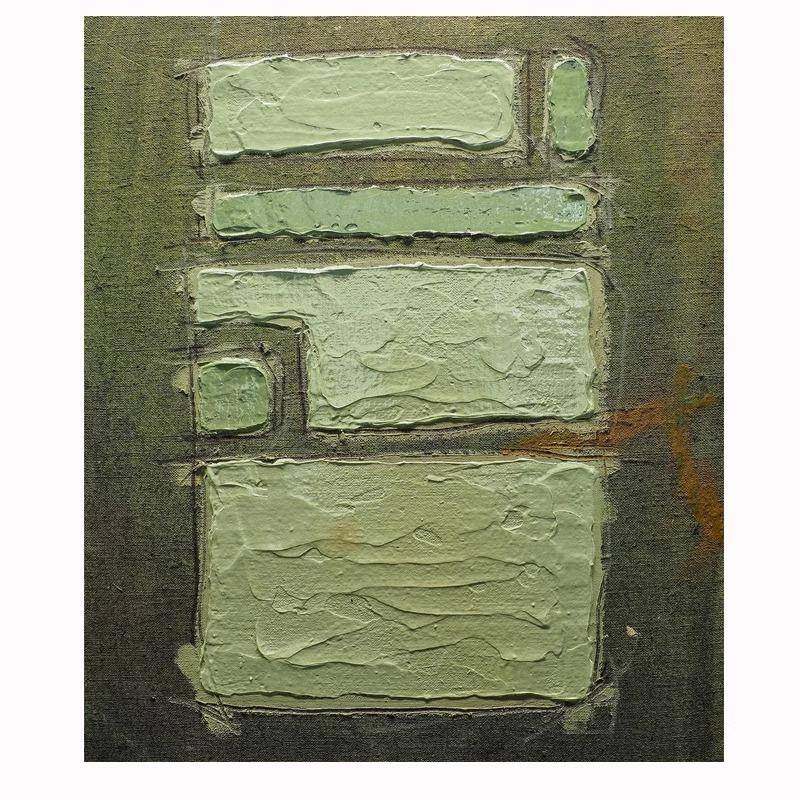 中古奶油风纯手绘油画客厅沙发背景装饰画赤贫诧寂风绿色玄关挂画,淘宝优惠券,粉丝福利购,淘宝优惠卷