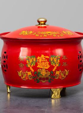 烧纸桶家用室内聚宝盆烧经桶祭祀搪瓷焚烧炉聚宝桶焚化炉烧纸盆