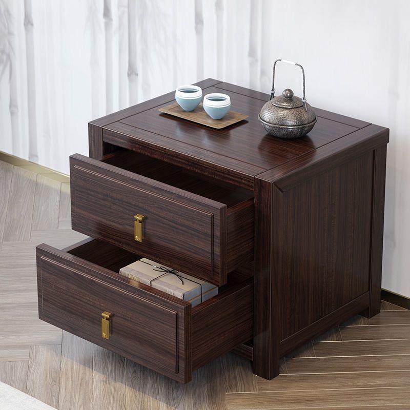 0实5新款家2用新中2式乌木床头柜4层抽屉见详情储物柜全木复古风,淘宝优惠券,粉丝福利购,淘宝优惠卷