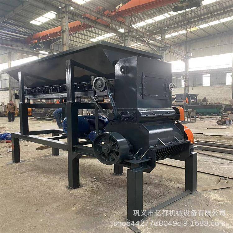 移动式湿土黏土粉土机小型农用有机肥粉碎机牛羊粪便混合打土机厂 - 图0