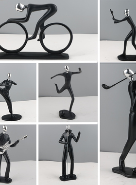 现代简约创意家居客厅电视柜酒柜装饰品办公室北欧轻奢.工艺品摆