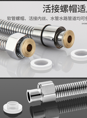 4分硅胶垫片圆形带孔平垫6分橡胶水管水龙头凸型塑料密封圈皮垫圈