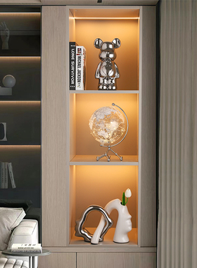 高档轻奢客厅装饰品m摆件红酒架酒柜家居电视柜2023新款高级感大