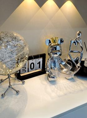 家居入户玄关摆件钥匙收纳托盘进门口F鞋柜客厅餐边W柜装饰品花瓶