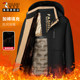 Woodpecker 2025 new winter fleece men's cotton coat