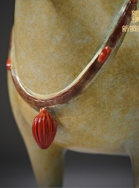 新铜时代《唐马》全铜马家居空间装饰工艺品的动物新中Z式客厅摆