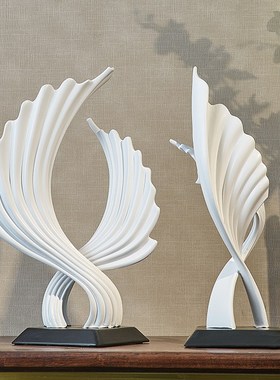 抽象艺术摆件风生水起轻奢高档客厅玄关电视M柜酒柜书柜家居装饰