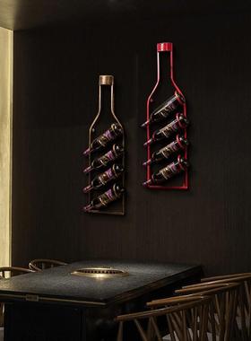 复古红酒架壁挂酒吧装饰家居餐厅墙上墙壁loft创意装饰品葡萄酒架