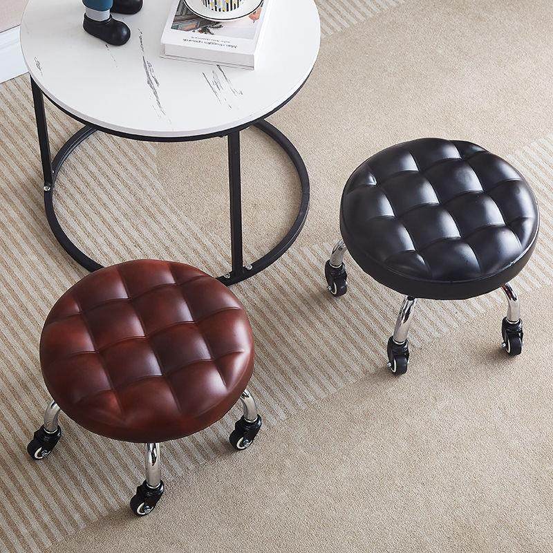 家用美缝凳滑轮矮凳美甲修脚旋转擦地带轮小板凳儿童带娃学步凳子,淘宝优惠券,粉丝福利购,淘宝优惠卷