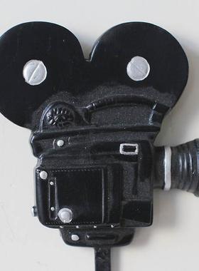 创意挂钩 衣帽钩壁挂 家居装饰 树脂工艺电影设备套三