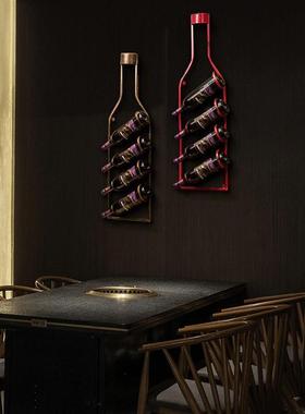 复古红酒架壁挂酒吧装饰家居餐厅墙上墙壁loft创意装饰品葡萄酒架