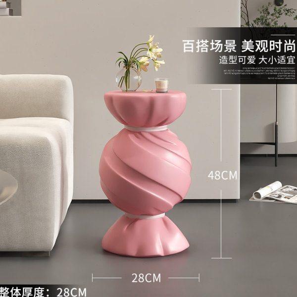 奶油风糖果落地摆件客厅沙发茶几边几装饰品卧室置物桌子乔迁礼物,淘宝优惠券,粉丝福利购,淘宝优惠卷