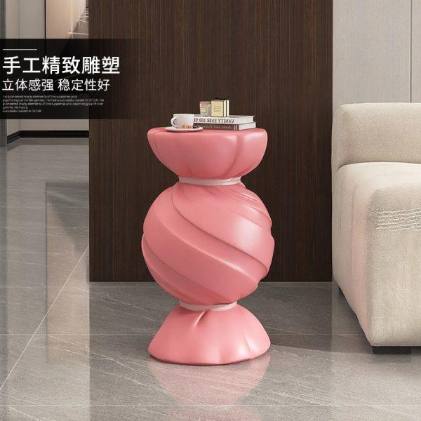 奶油风糖果落地摆件客厅沙发茶几边几装饰品卧室置物桌子乔迁礼物,淘宝优惠券,粉丝福利购,淘宝优惠卷
