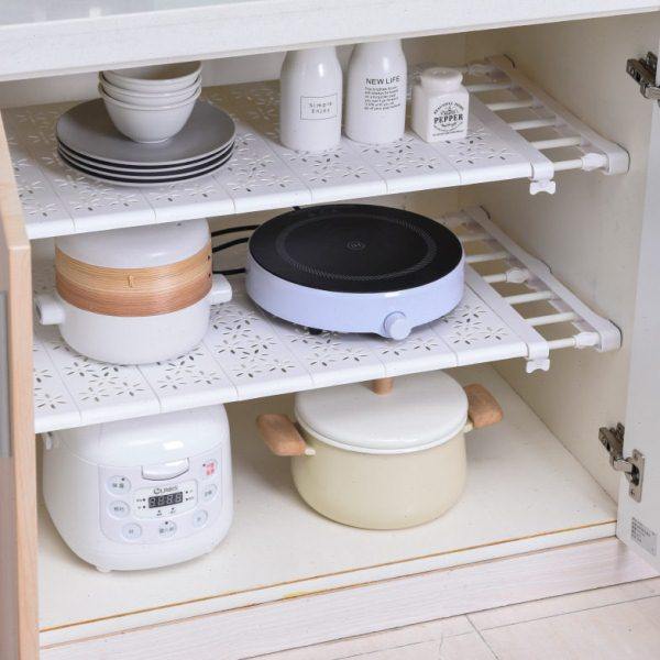 衣柜分隔收纳置物架厨房隔断分层隔板宿舍免钉伸缩衣物收纳架,淘宝优惠券,粉丝福利购,淘宝优惠卷