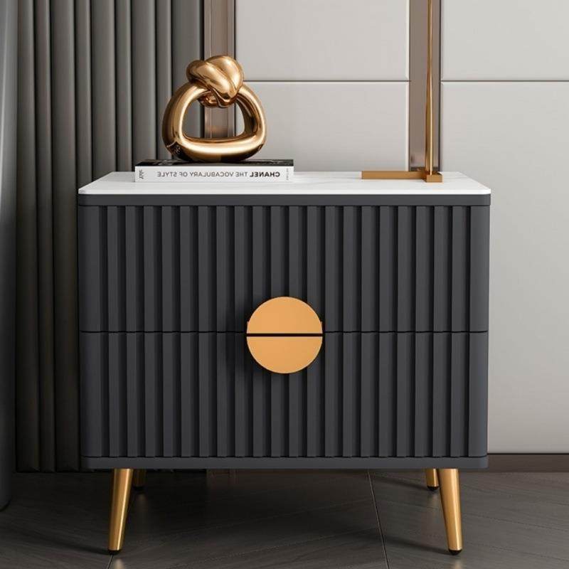 现代简约轻奢岩板床头柜卧室简易储物柜极简床边柜床头柜2023新款,淘宝优惠券,粉丝福利购,淘宝优惠卷