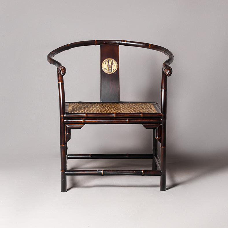 明式家具扶手椅仿古中式休闲椅古典靠茶具背客椅 - 图1