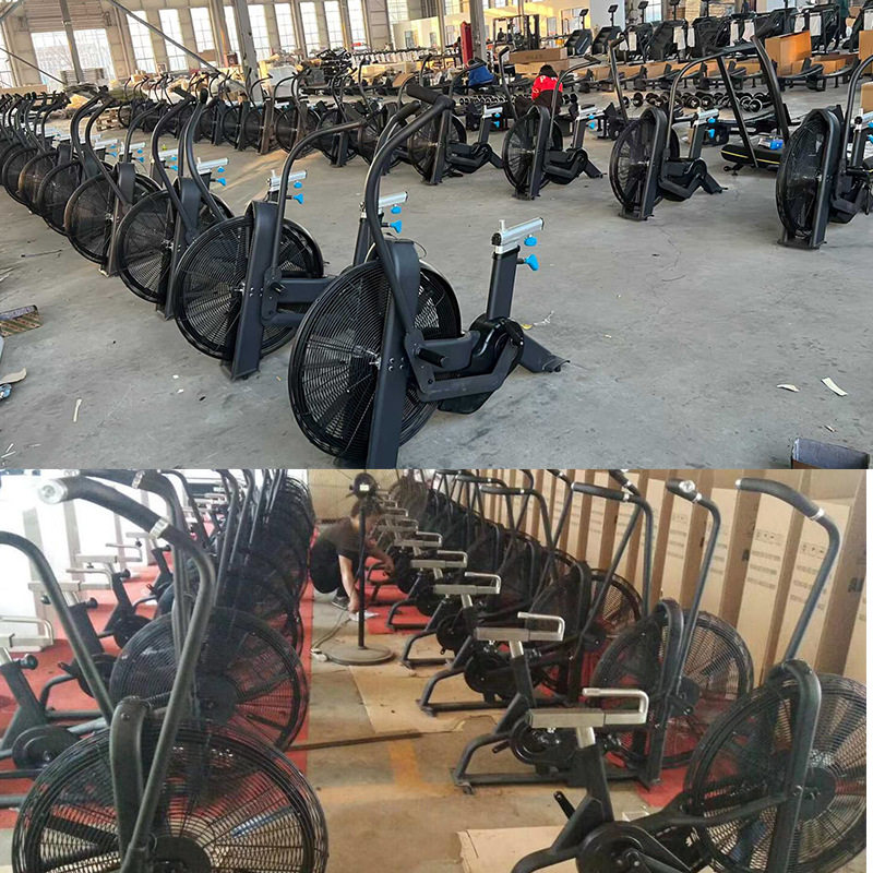 Commercial fitness equipment wind resistance exercise bike unit gym fan bike fitness studio spinning bike