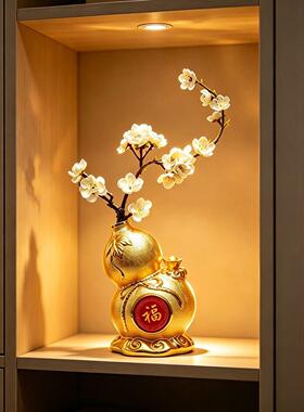 葫芦摆件招财进宝五福临
