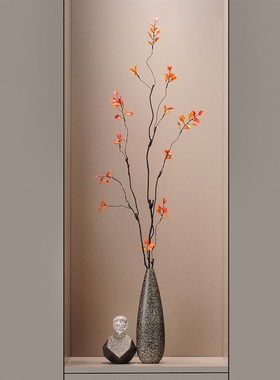 石来运转简约轻奢细高长陶瓷花瓶电视玄关柜N入户门壁龛装饰品摆