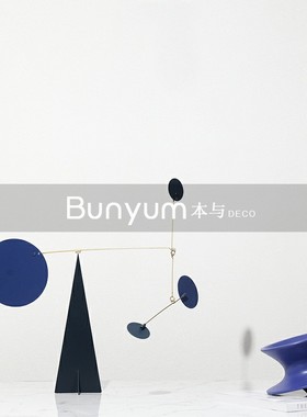 现代轻奢样板房间创意彩色几何金属平衡仪软装饰品摆Y件售楼处摆