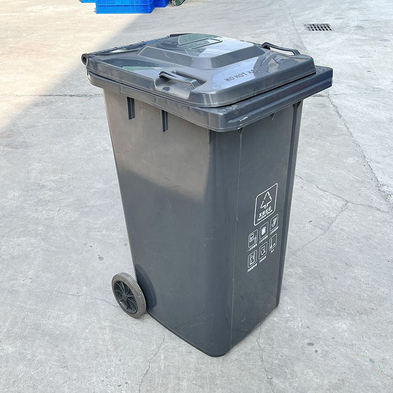 塑料垃圾桶加f厚带轮环卫垃圾桶户外公园小区分类垃圾箱塑胶垃圾 - 图2