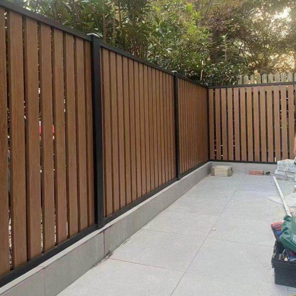 塑木共挤围栏户外花园露台庭院木塑护栏防腐木纹围墙院子栅栏隔断,淘宝优惠券,粉丝福利购,淘宝优惠卷