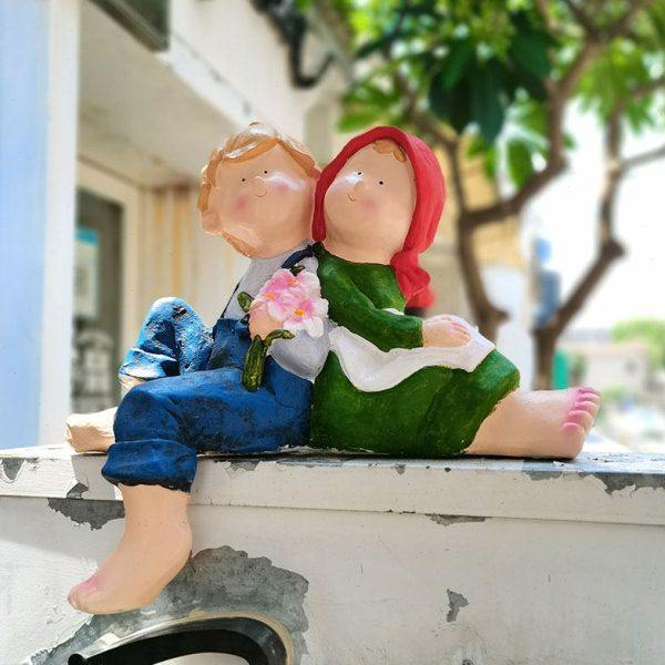 卡通娃娃小孩摆件树桩花盆多肉户外造景可爱花园杂货装饰庭院布置,淘宝优惠券,粉丝福利购,淘宝优惠卷