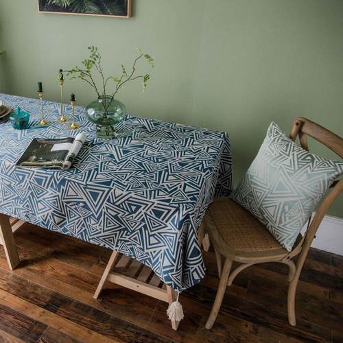 日式桌布茶桌防水茶几客厅中式仿棉麻加厚简约餐桌布桌垫桌旗 - 图3