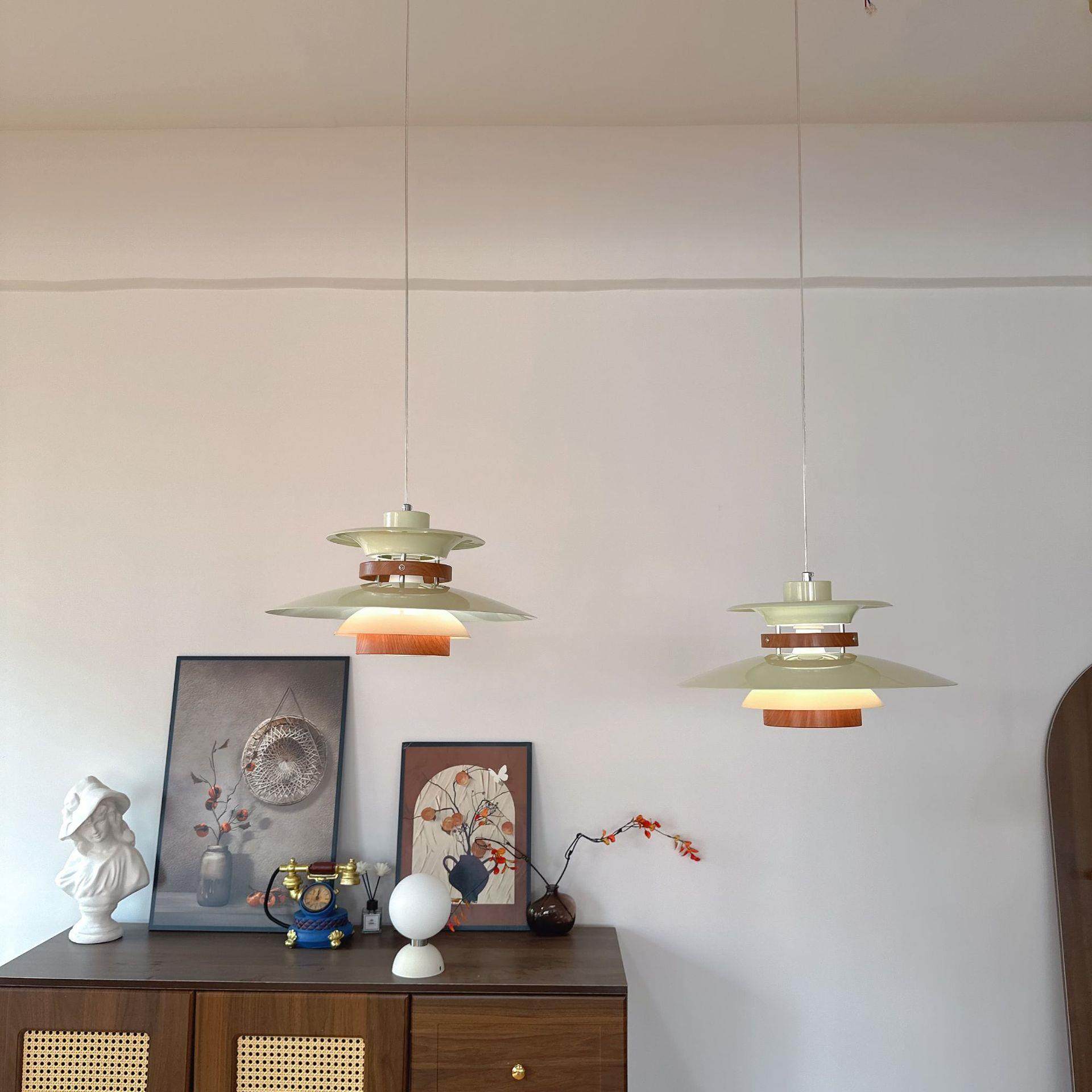 北欧中古风可升降摇臂移位PH5吊灯 创意现代法式奶油餐厅飞碟吊灯,淘宝优惠券,粉丝福利购,淘宝优惠卷