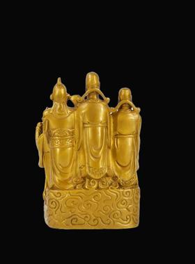 宏达铜器 纯铜小号五路财神佛像吉祥礼品摆件