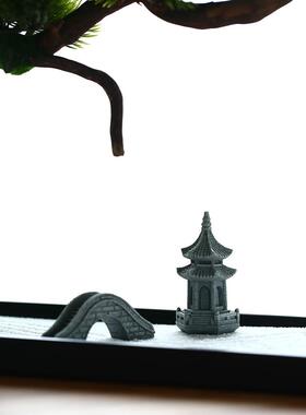 BK9K微景观造景材料石灯笼 中式假山盆景装饰摆件仿真太湖石