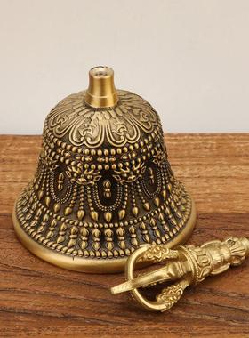 黄铜摇铃金刚铃五股金刚铃杵铜铃铛工艺品法铃摇铃