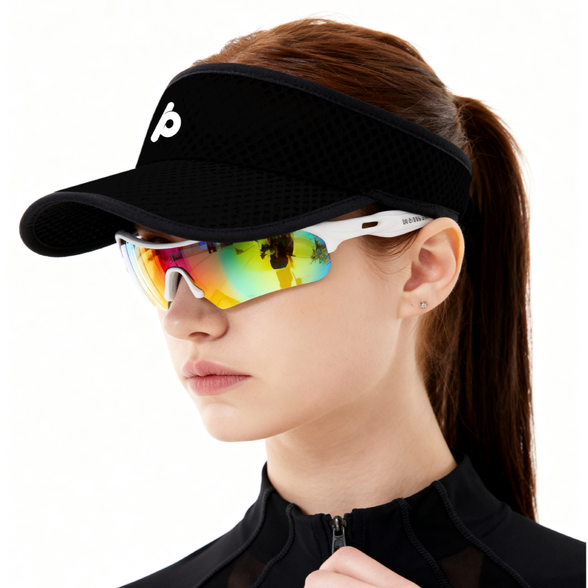 PBRUNNER马拉松专业竞速三折叠全顶帽空顶帽速干超轻遮阳,淘宝优惠券,粉丝福利购,淘宝优惠卷