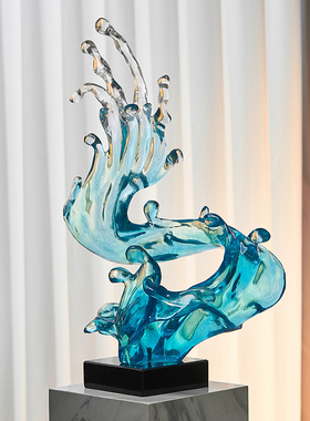 大号风生水e起流水摆件客厅高档办公室装饰品公司前台店铺开业礼