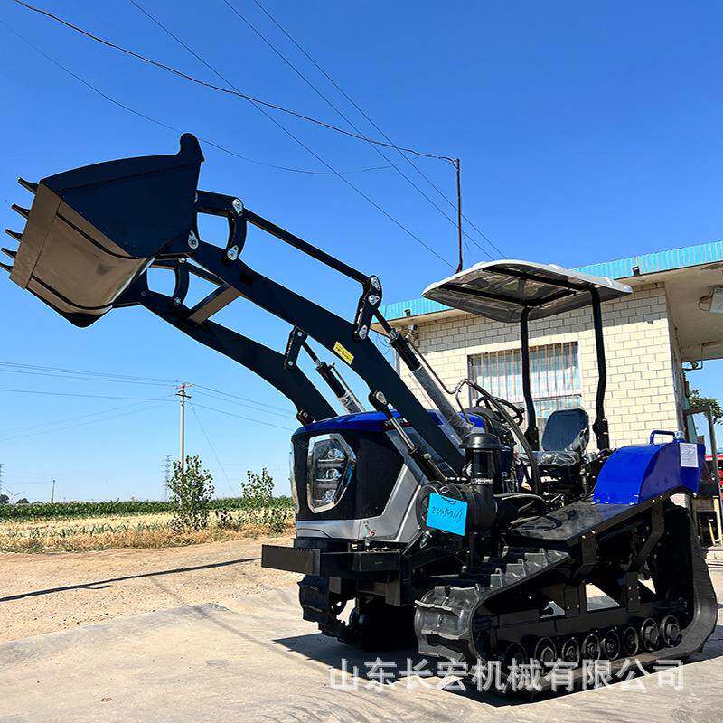 100 HP multifunctional four-wheel drive micro tillage machine, diesel tillage machine, plowing, trenching, plowing and drying dual-purpose rotary tillage machine