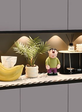 软装高级感入户玄关装饰品摆件客厅D鞋柜电视斗柜家居卧室房间收