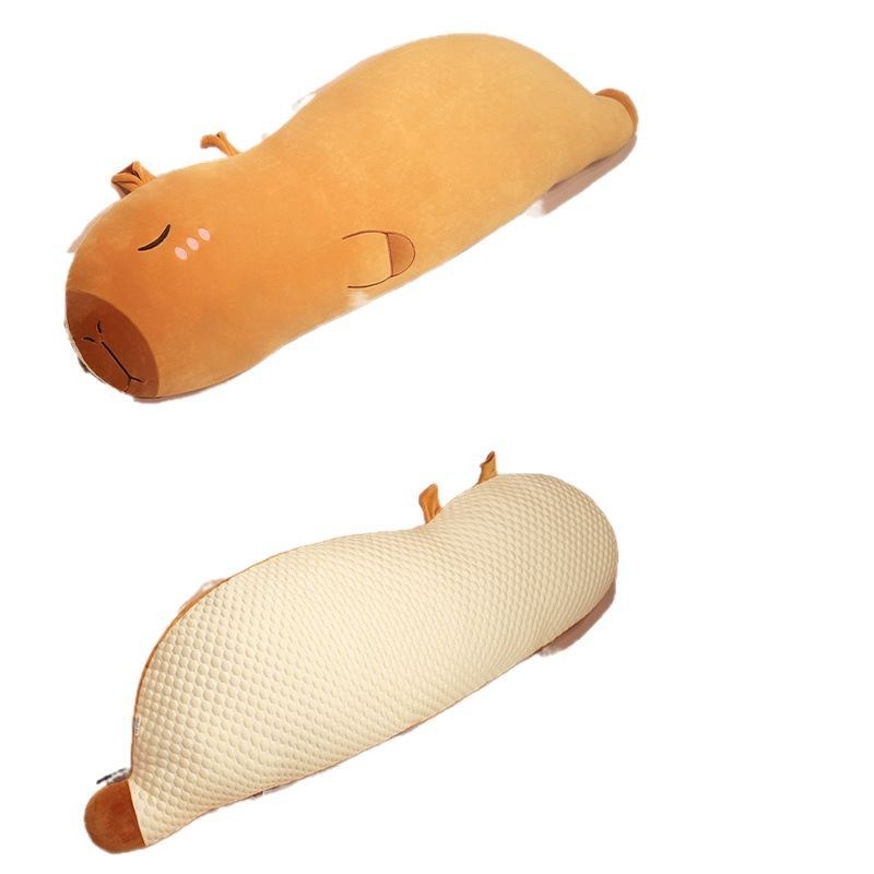 可爱水豚卡皮巴i拉长条抱枕女生睡觉夹腿侧睡枕头床头靠垫男生款 - 图1