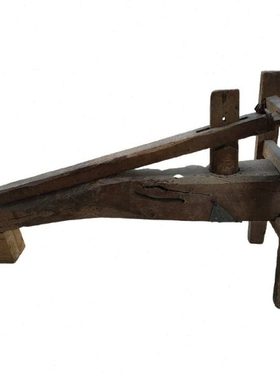 民俗老物件饸饹机老式压面条机挂面压床农家院复古摆件农耕饰品