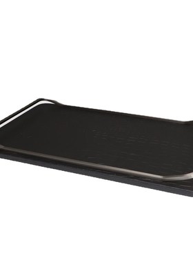 新中式黑色托盘摆件样板房售楼部D卧室书房客厅桌面玄关软装饰品