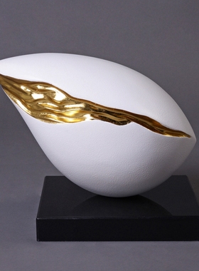 酒店配饰样板房间家居饰r品摆设客厅现代简约树脂抽象雕塑艺术摆